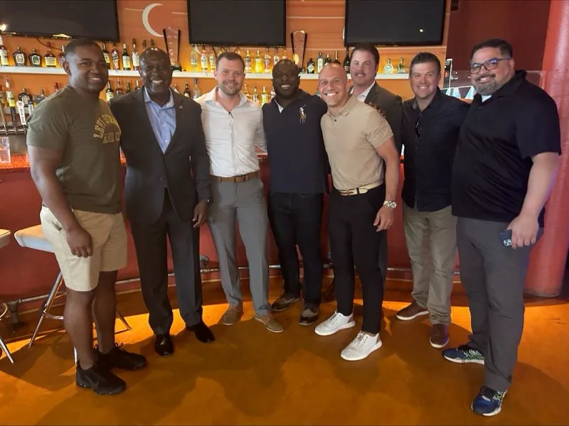 Aubrey L. McDade Jr. with event guests